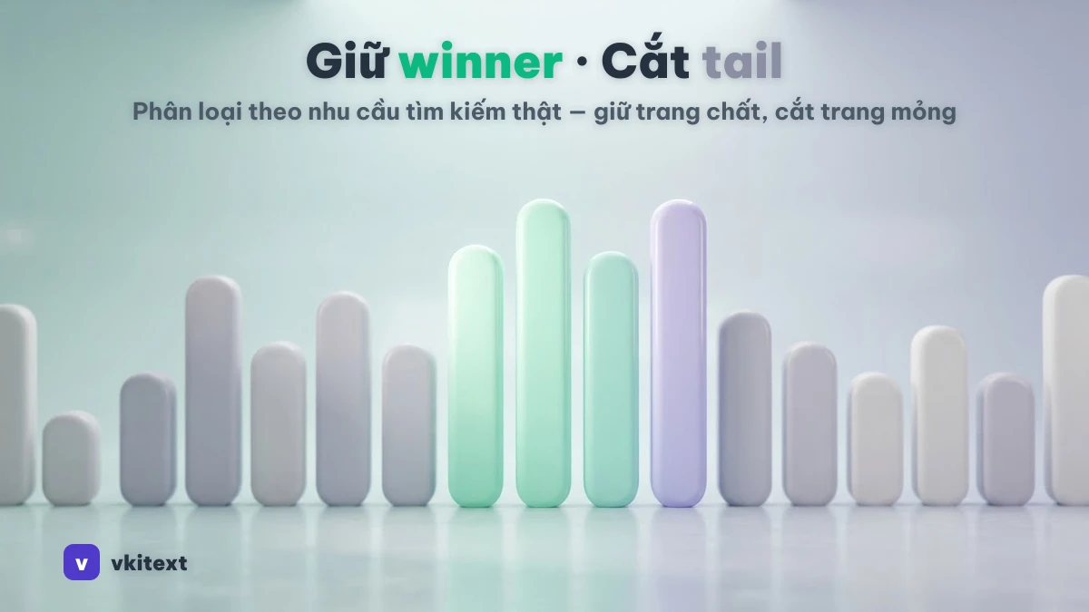 Phân loại giữ trang winner và cắt trang tail mỏng